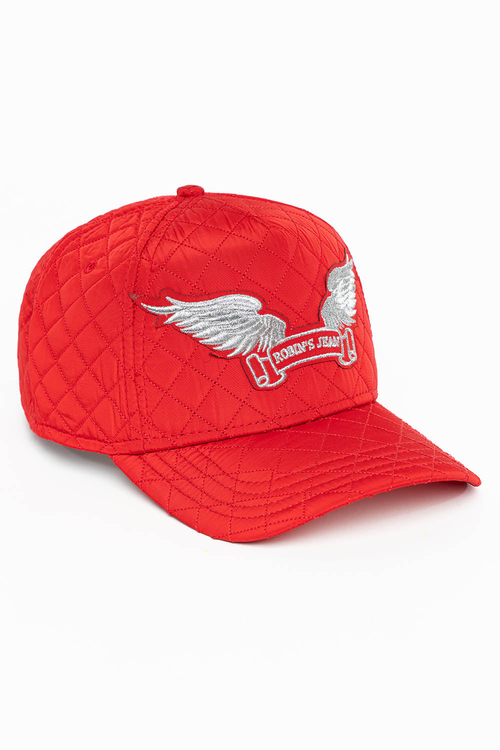 ROBINS QUILTED CAP IN RED