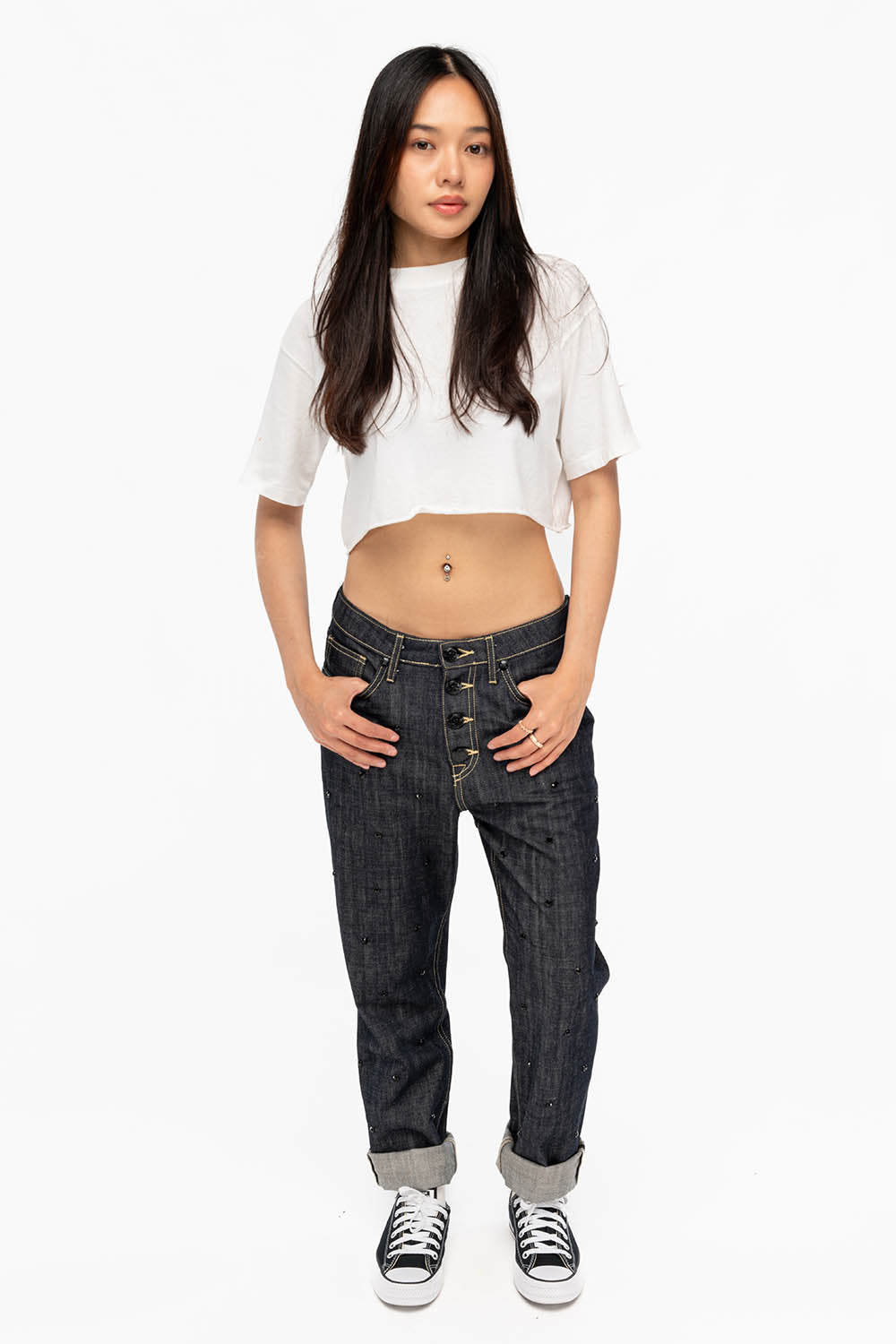 Black Jeans Outfit Womens Cropped Boyfriend Jeans WOMENS BOYFRIEND