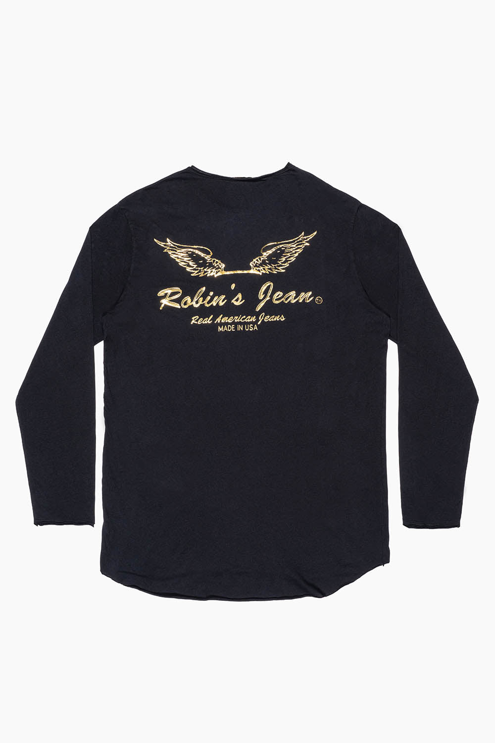 ROBIN’S LONG SLEEVE TIGER TEE IN BLACK