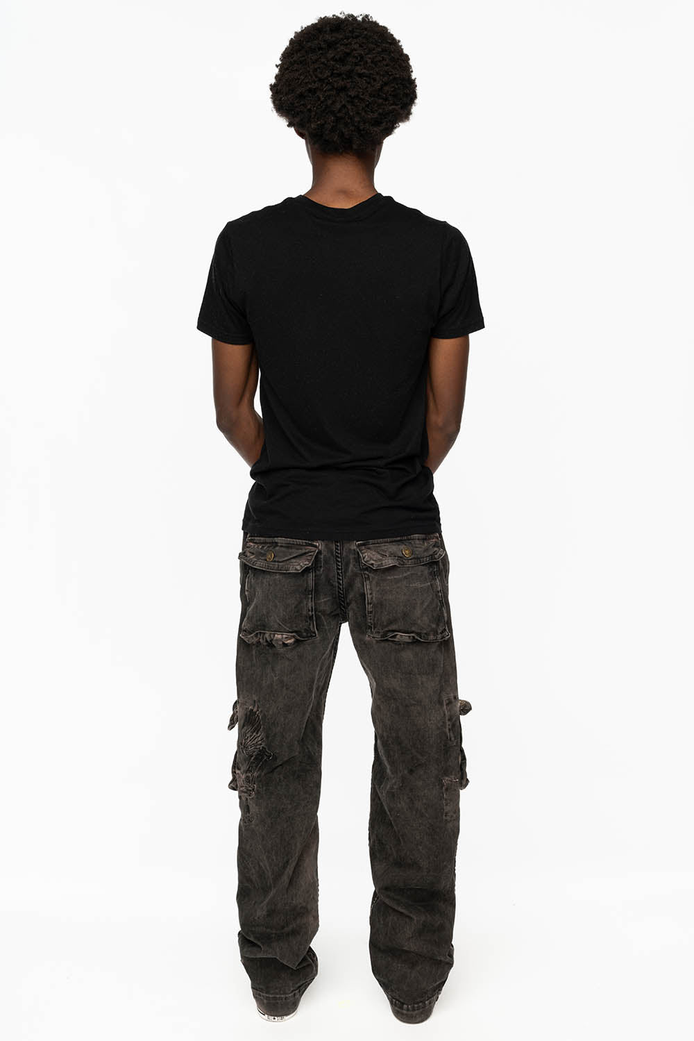 ORIGINAL ROBIN’S JEAN CALL OF DUTY CARGO PANTS IN VINTAGE CHARCOAL WASH