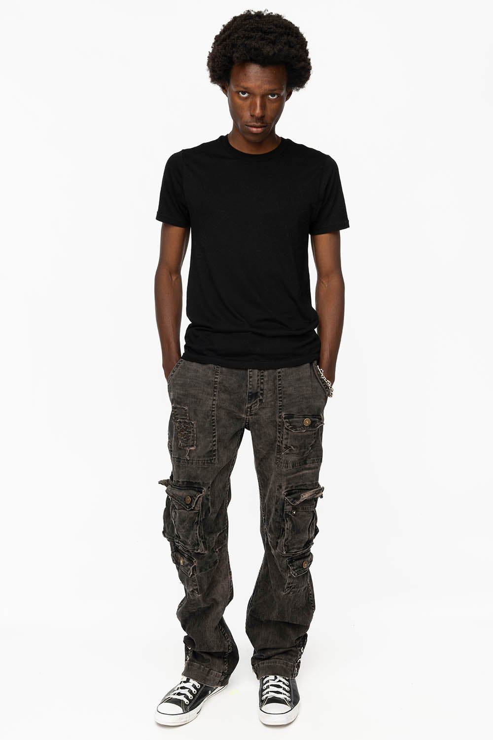 ORIGINAL ROBIN’S JEAN CALL OF DUTY CARGO PANTS IN VINTAGE CHARCOAL WASH