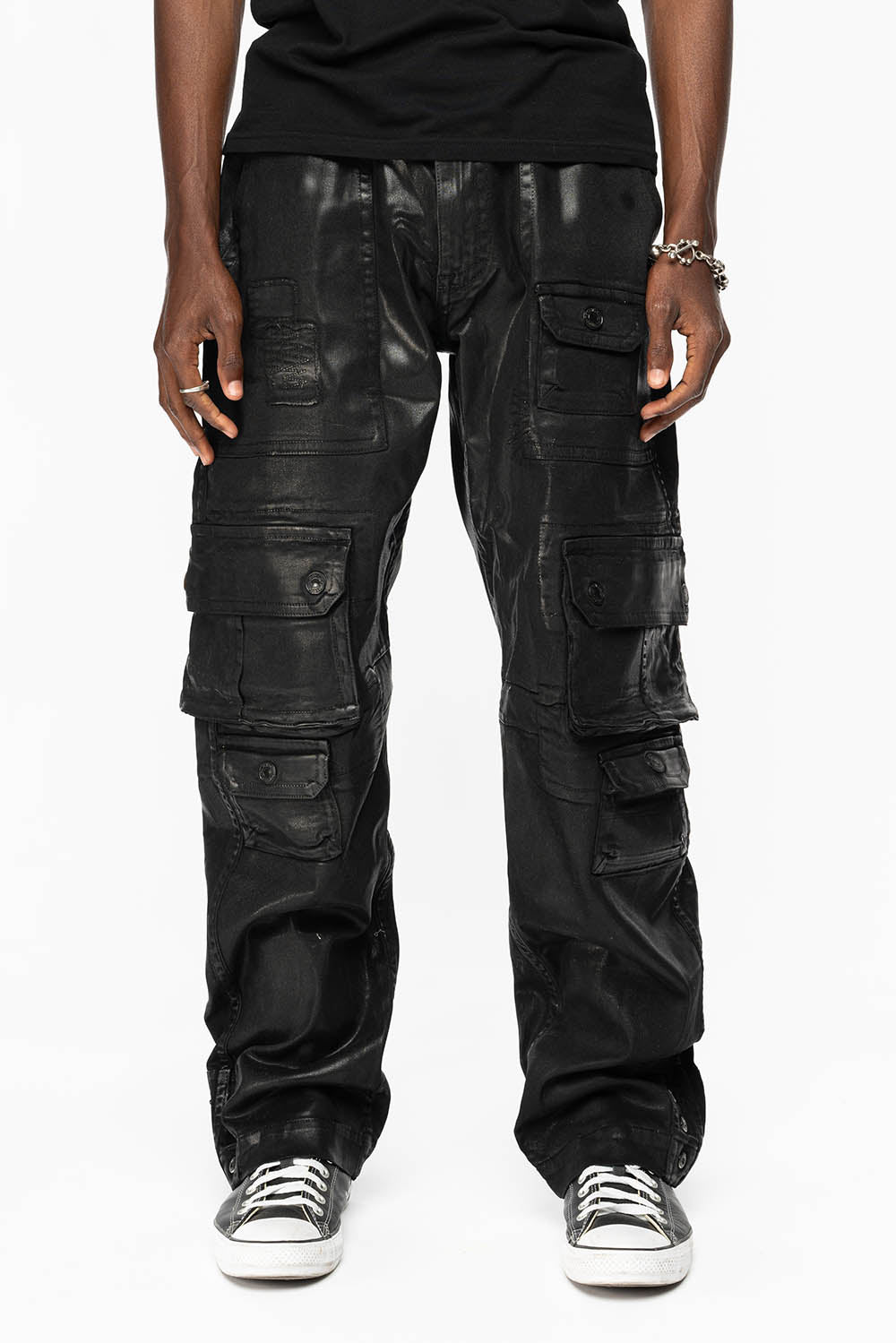 ORIGINAL ROBIN’S JEAN CALL OF DUTY CARGO PANTS IN BLK COATING