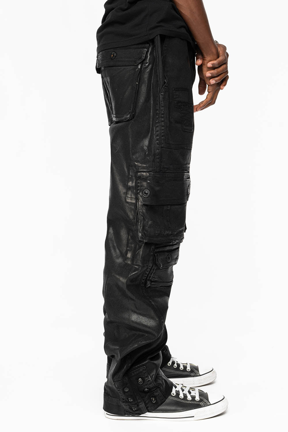 ORIGINAL ROBIN’S JEAN CALL OF DUTY CARGO PANTS IN BLK COATING