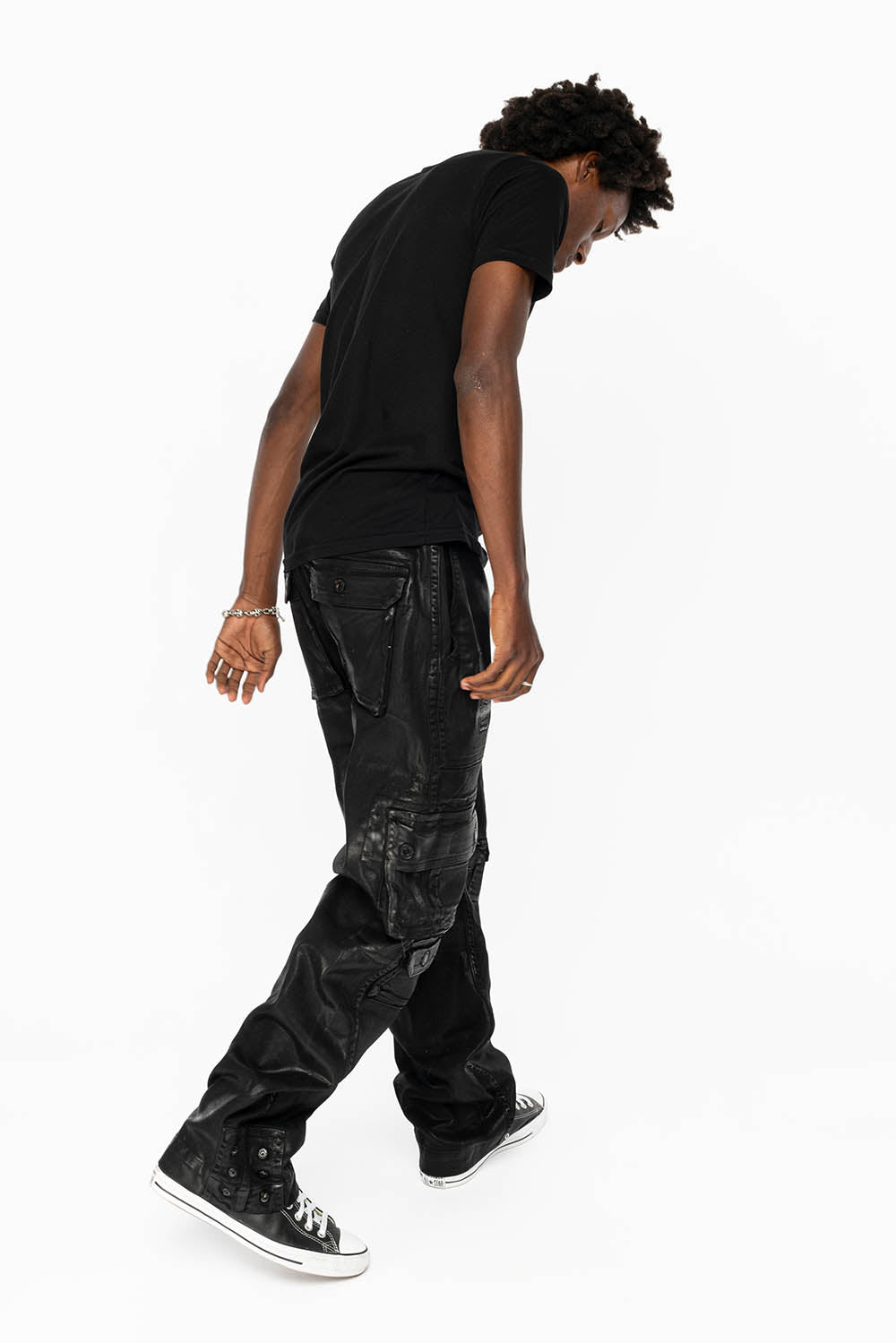 ORIGINAL ROBIN’S JEAN CALL OF DUTY CARGO PANTS IN BLK COATING