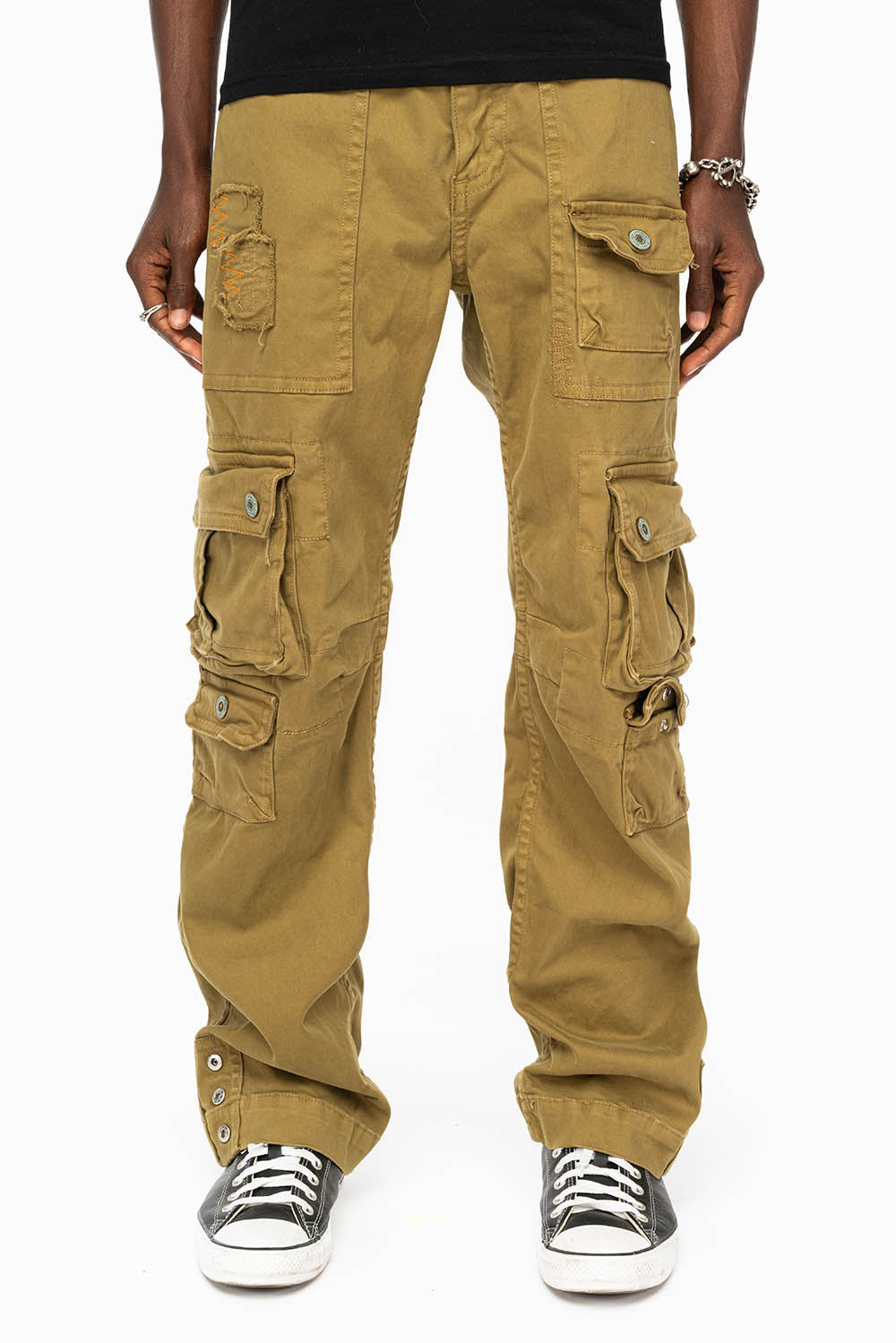 ORIGINAL ROBIN’S JEAN CALL OF DUTY CARGO PANTS IN AVOCADO WASH