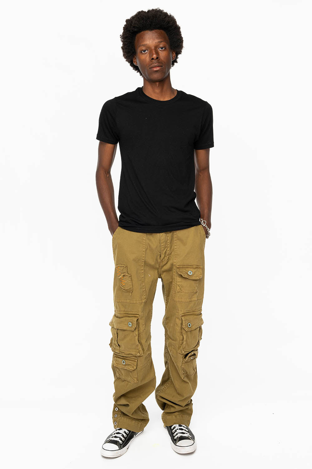 ORIGINAL ROBIN’S JEAN CALL OF DUTY CARGO PANTS IN AVOCADO WASH