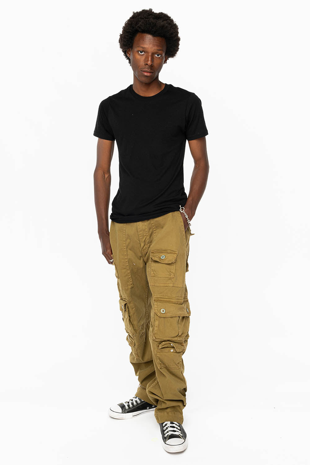 ORIGINAL ROBIN’S JEAN CALL OF DUTY CARGO PANTS IN AVOCADO WASH