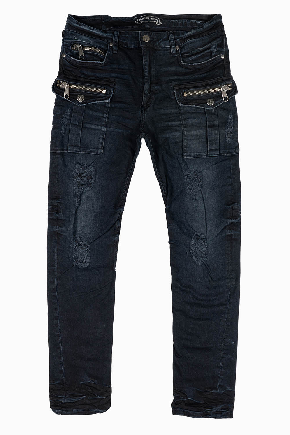 MILOU CARGO JEAN IN F-UP BLACK