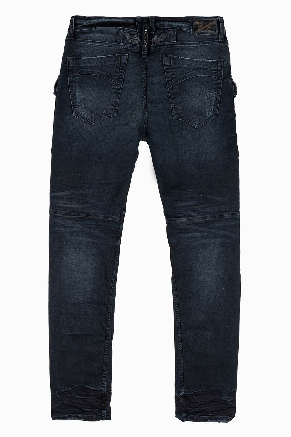 MILOU CARGO JEAN IN F-UP BLACK