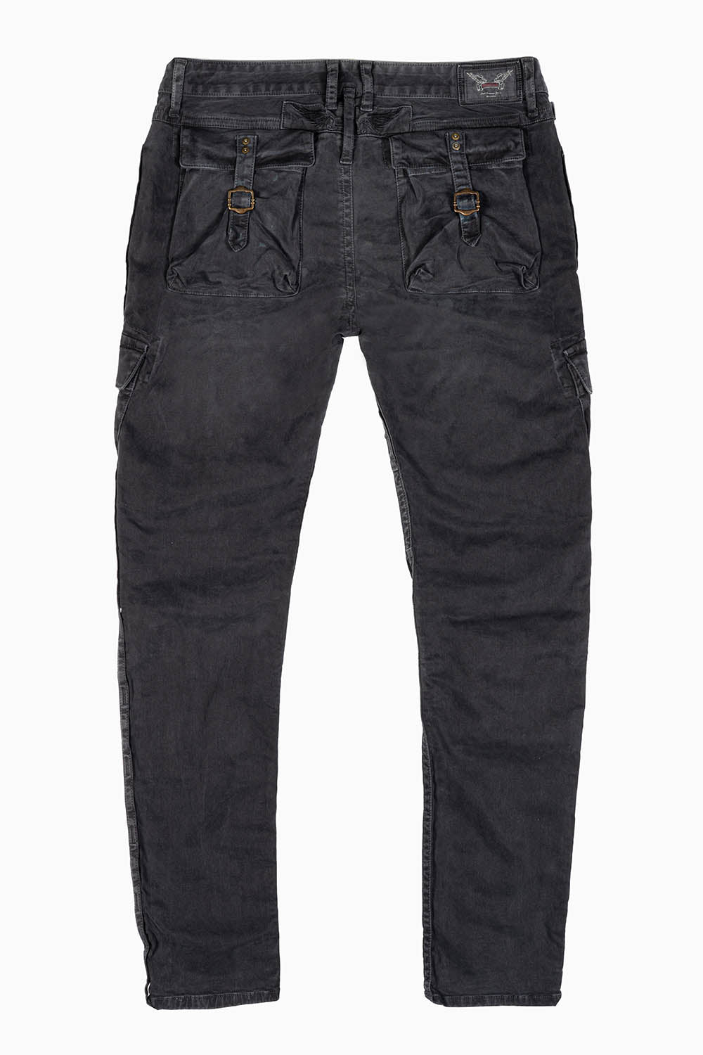 RAPTOR MILITARY STYLE CARGO JEAN IN PIGMENT SPRAY CHARCOAL
