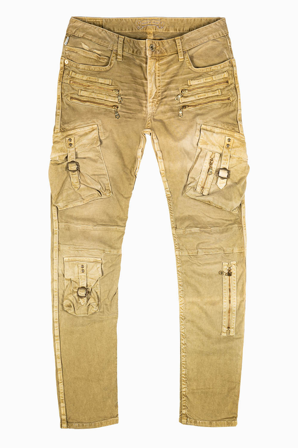 RAPTOR MILITARY STYLE CARGO JEAN IN PIGMENT SPRAY KHAKI