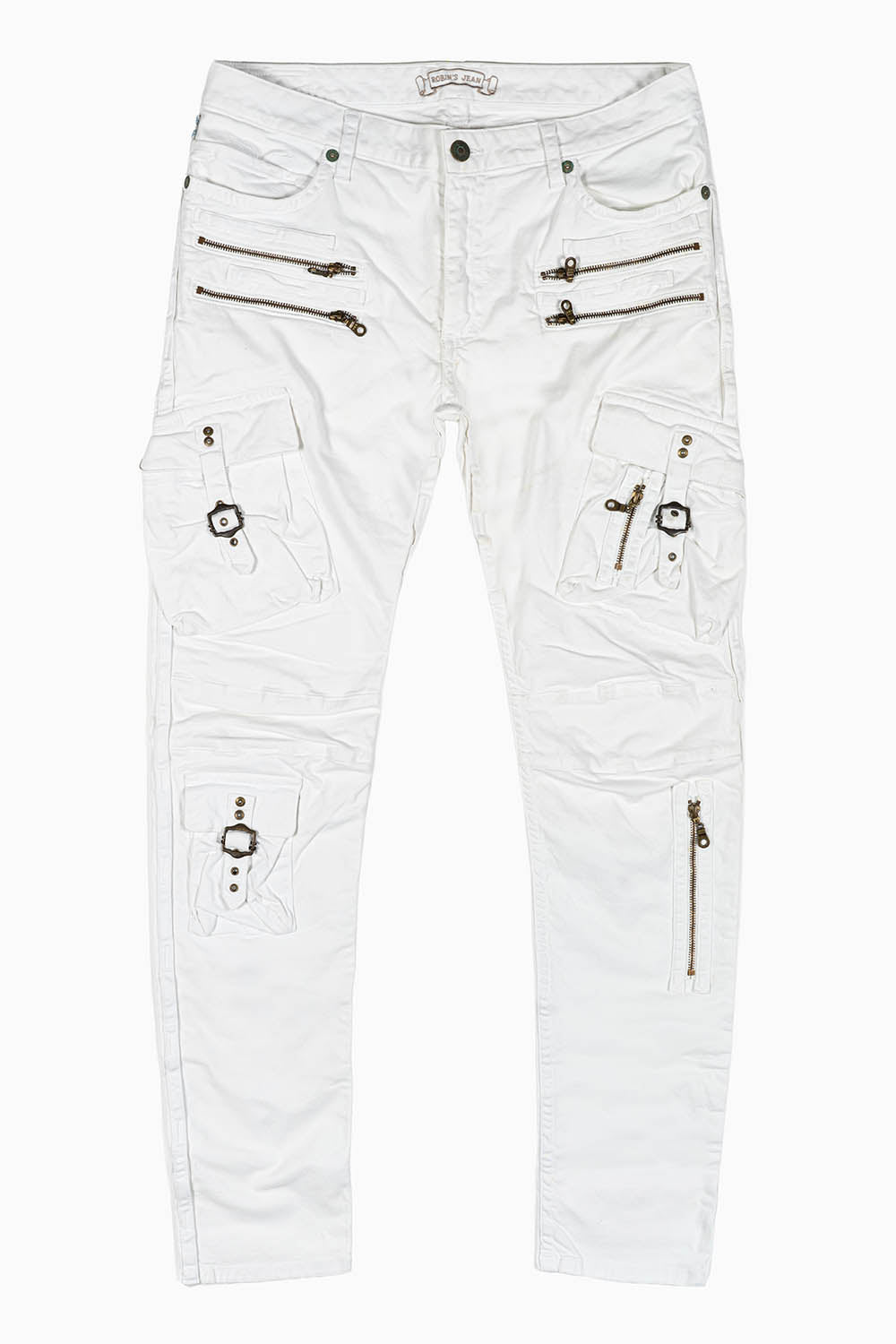 RAPTOR MILITARY STYLE CARGO JEAN IN WHITE