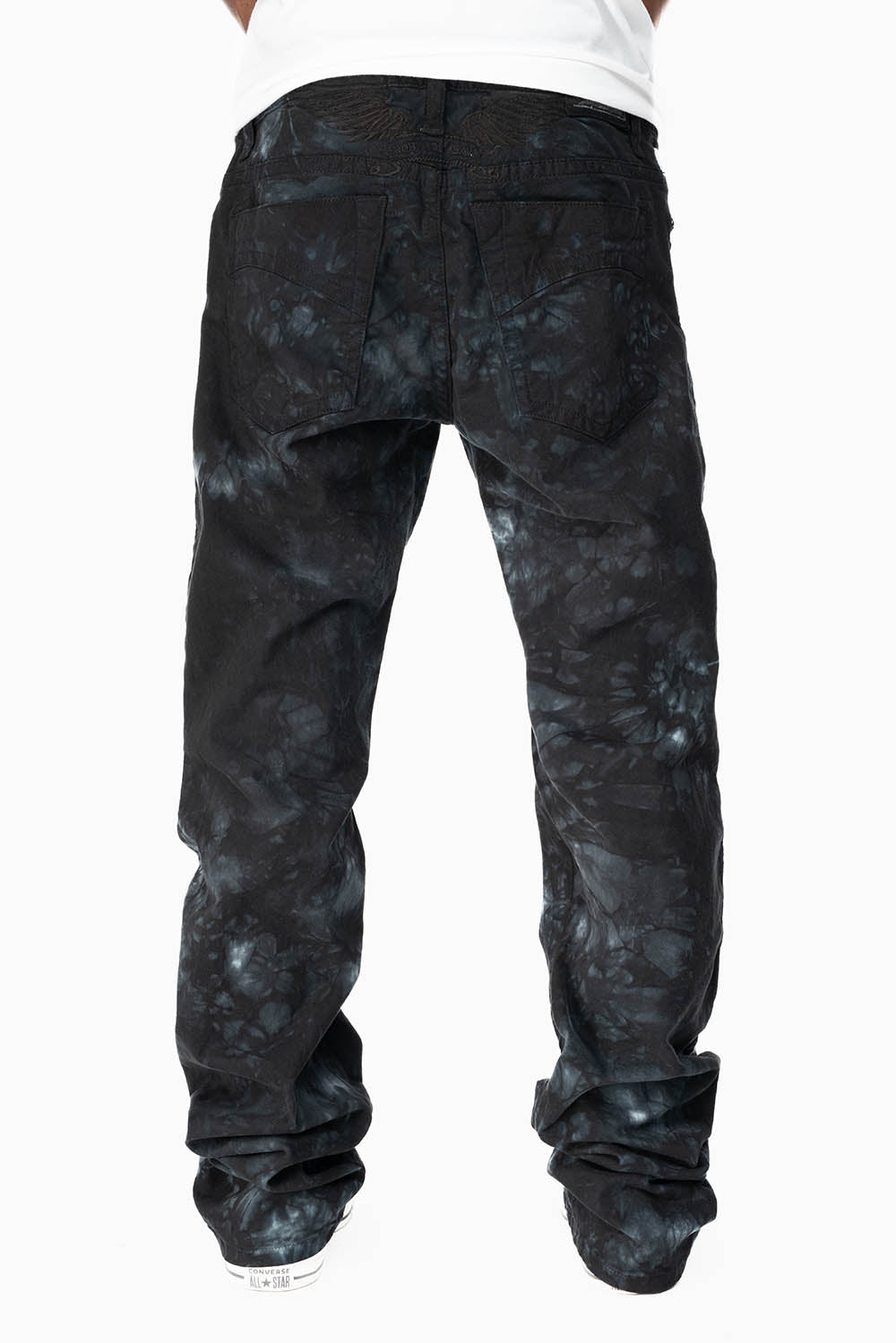 CLASSIC STRAIGHT LEG JEANS IN ASTRO BLACK WASH
