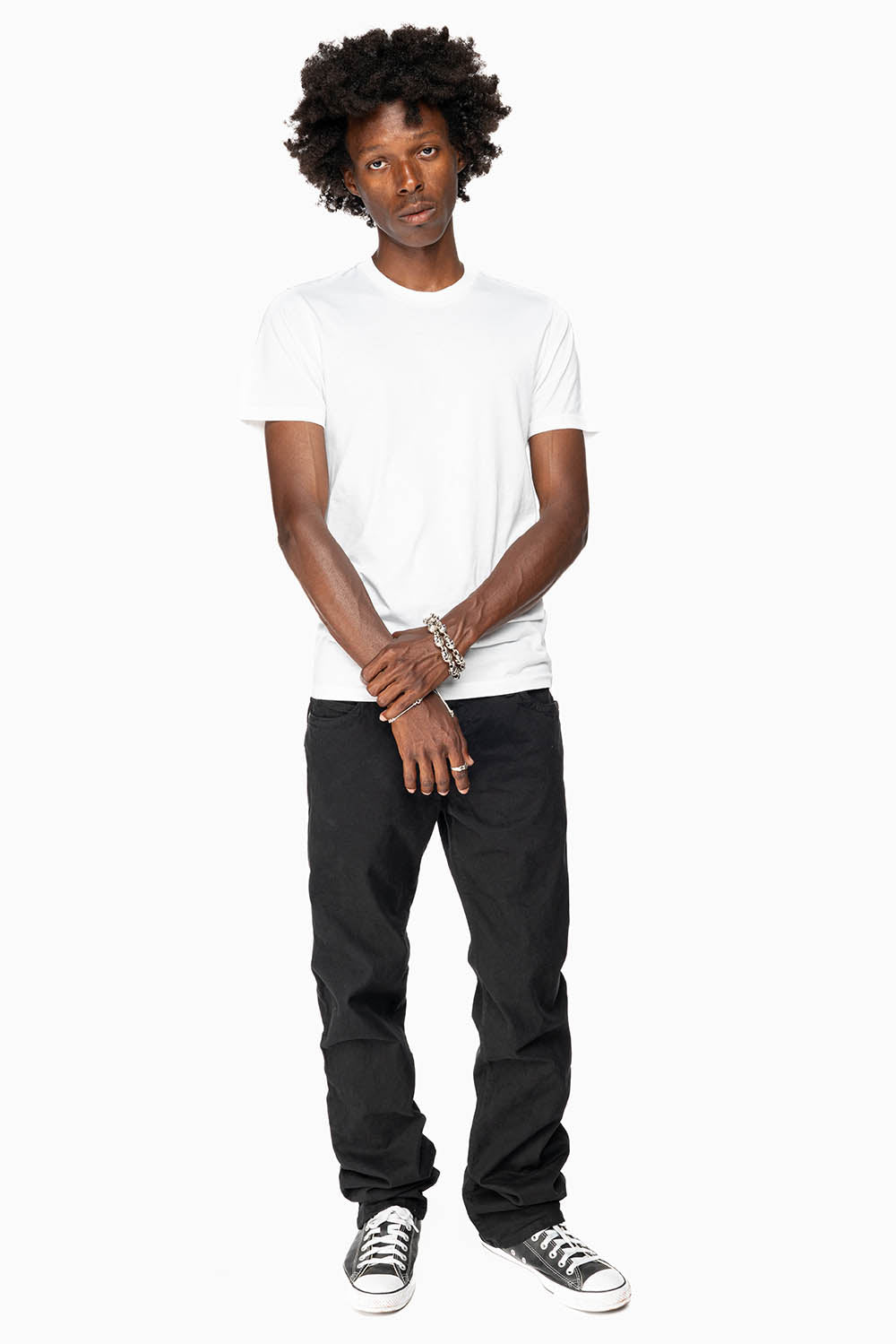 CLASSIC STRAIGHT LEG JEANS IN BLACK WASH