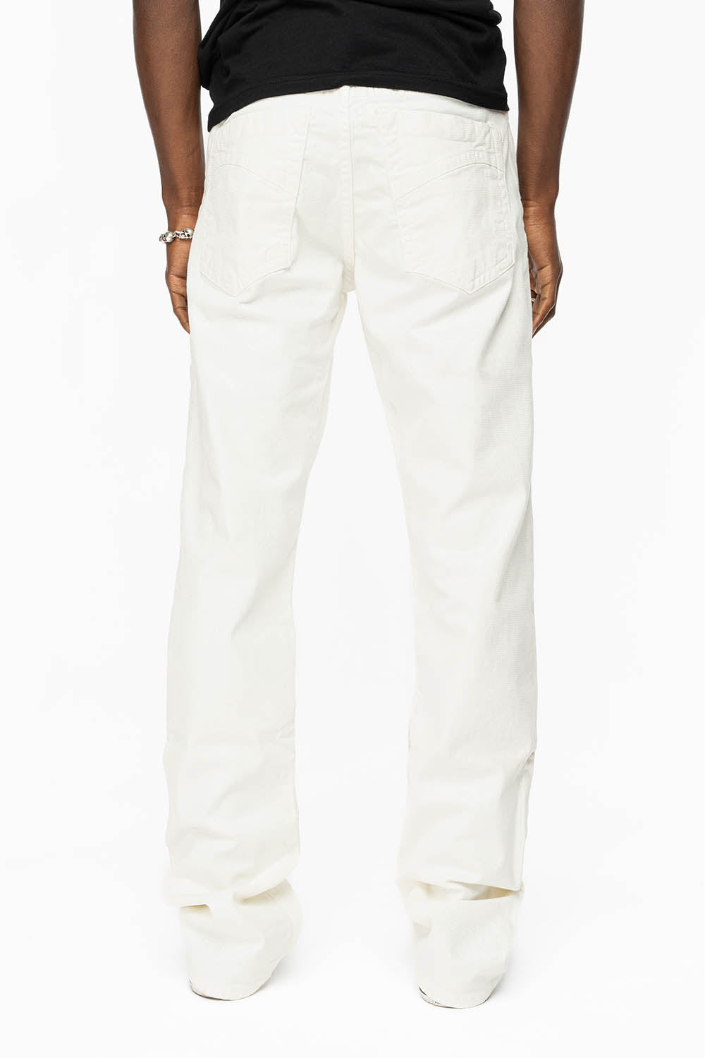 CLASSIC 5 POCKET STRAIGHT LEG JEANS IN WHITE MADONNA WASH