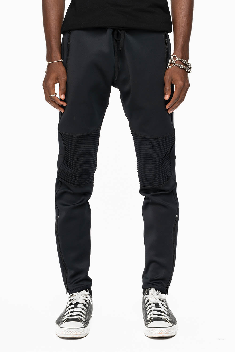 MOTO JOGGER IN BLACK