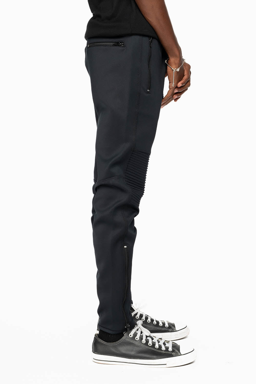 MOTO JOGGER IN BLACK