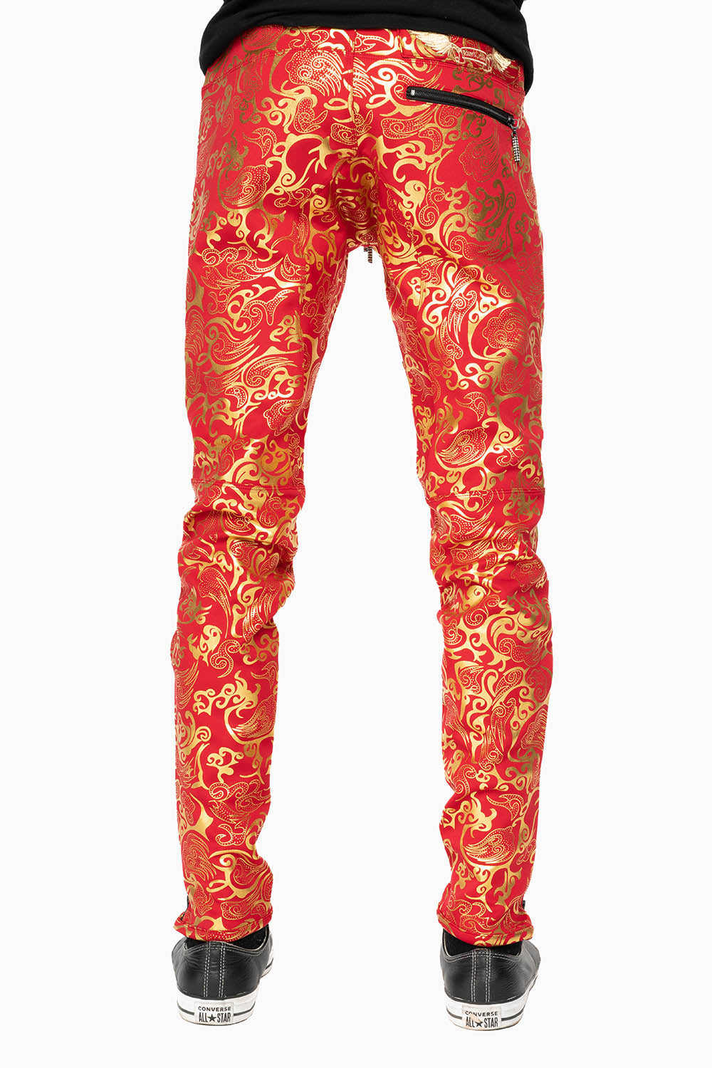 CLOUD JOGGER IN RED AND GOLD