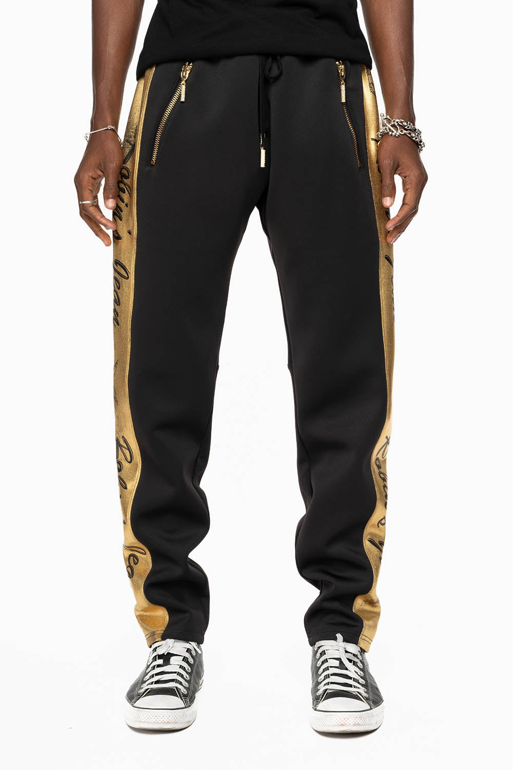 ROBIN TEAM JOGGER IN GOLD ON BLACK