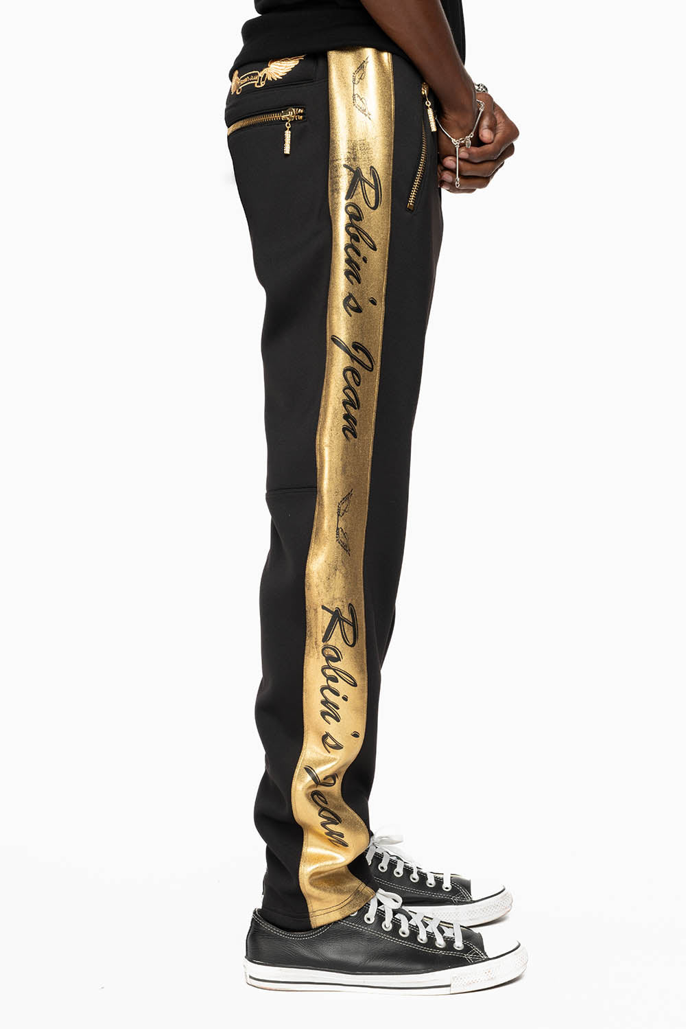 ROBIN TEAM JOGGER IN GOLD ON BLACK