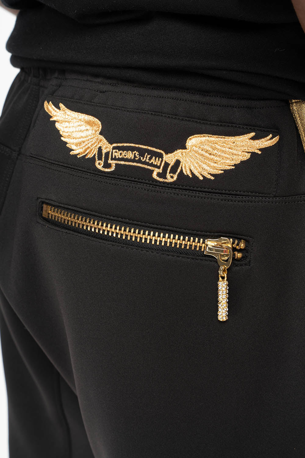 ROBIN TEAM JOGGER IN GOLD ON BLACK