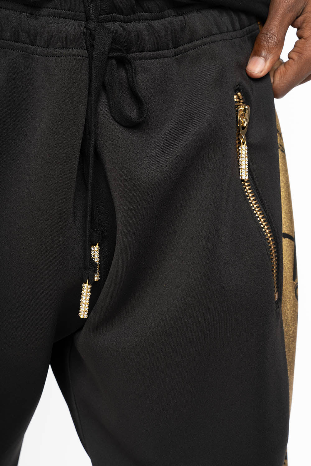 ROBIN TEAM JOGGER IN GOLD ON BLACK