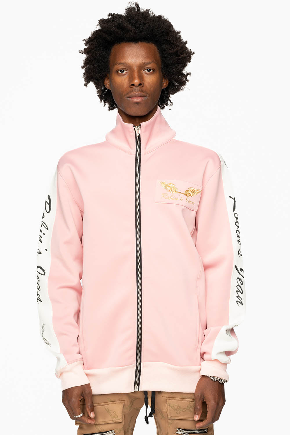 ROBIN’S TEAM TRACK JACKET IN PINK