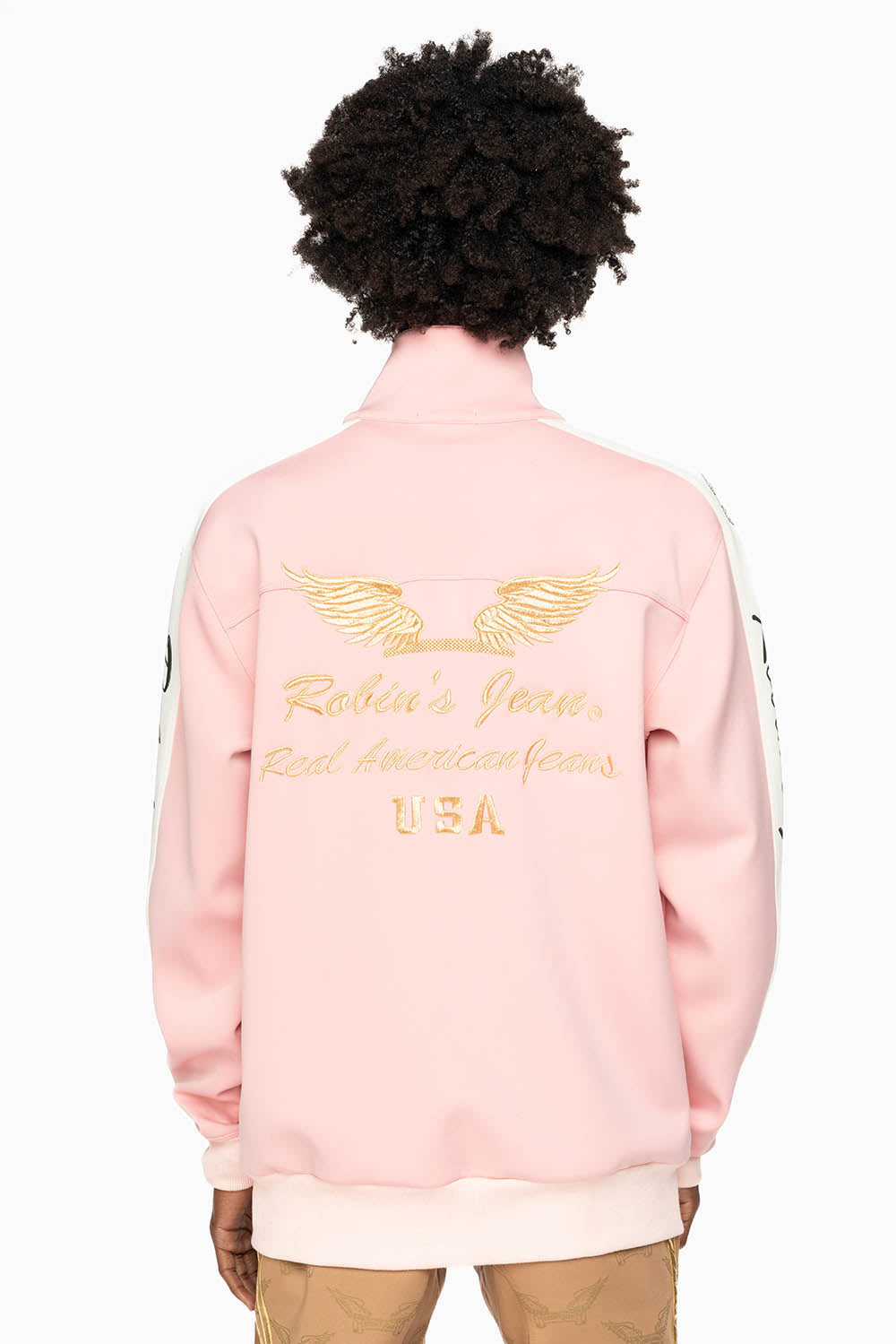 ROBIN’S TEAM TRACK JACKET IN PINK
