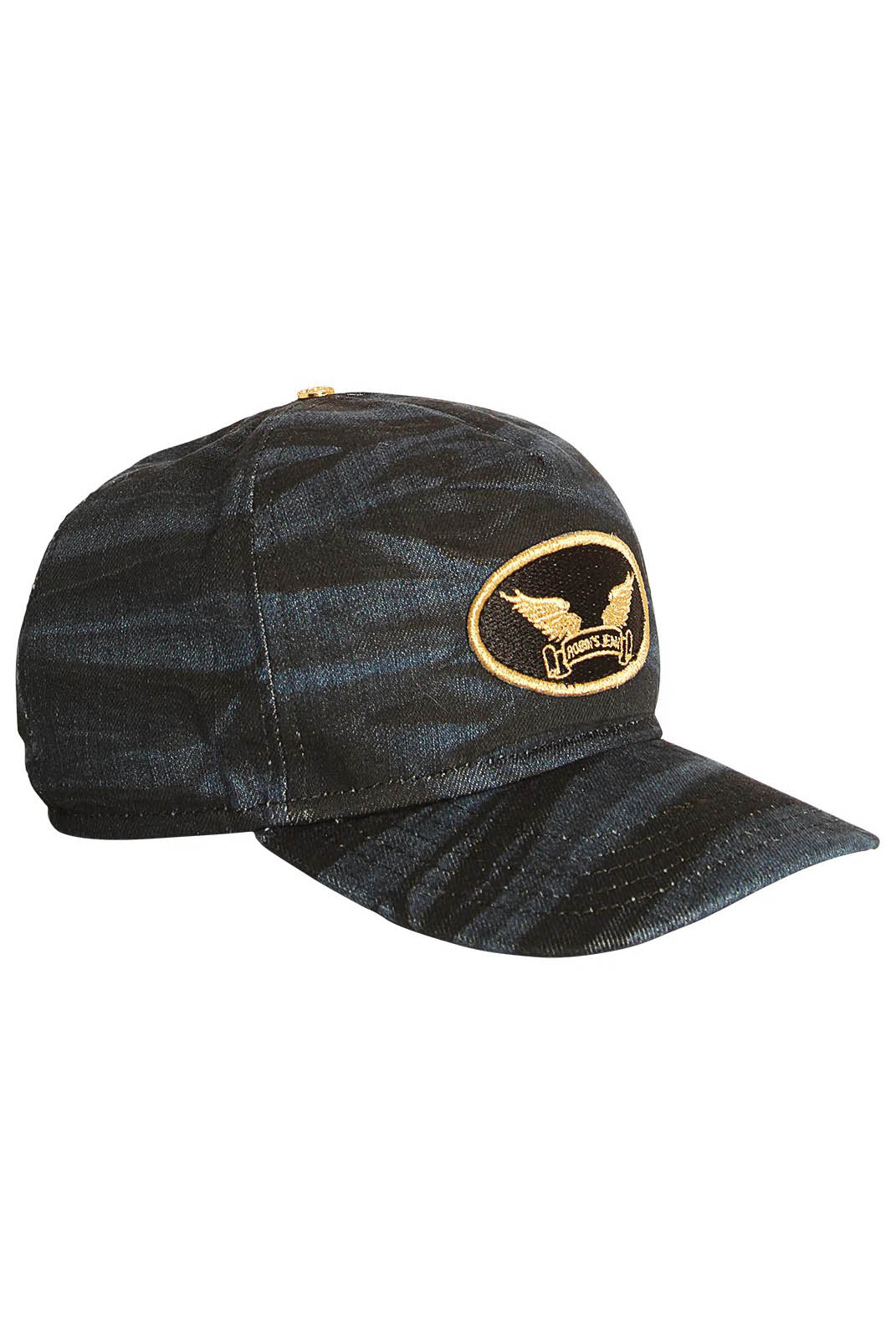 ROBIN'S PATCH CAP IN BLUE BLACK