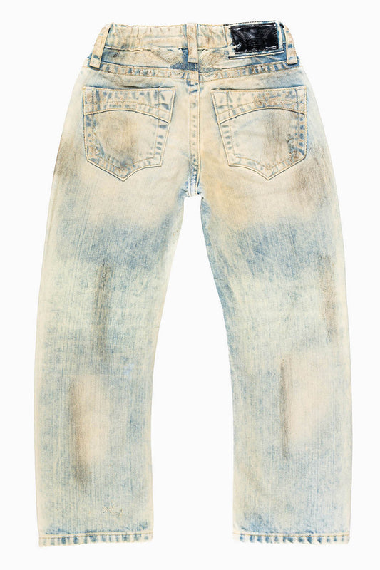 ROBINS KIDS CLASSIC 5 POCKET STRAIGHT LEG JEANS IN VAGABOND WASH