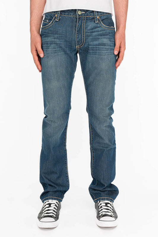 CLASSIC 5 POCKET TRAIGHT LEG IN 3D MEDIUM WASH