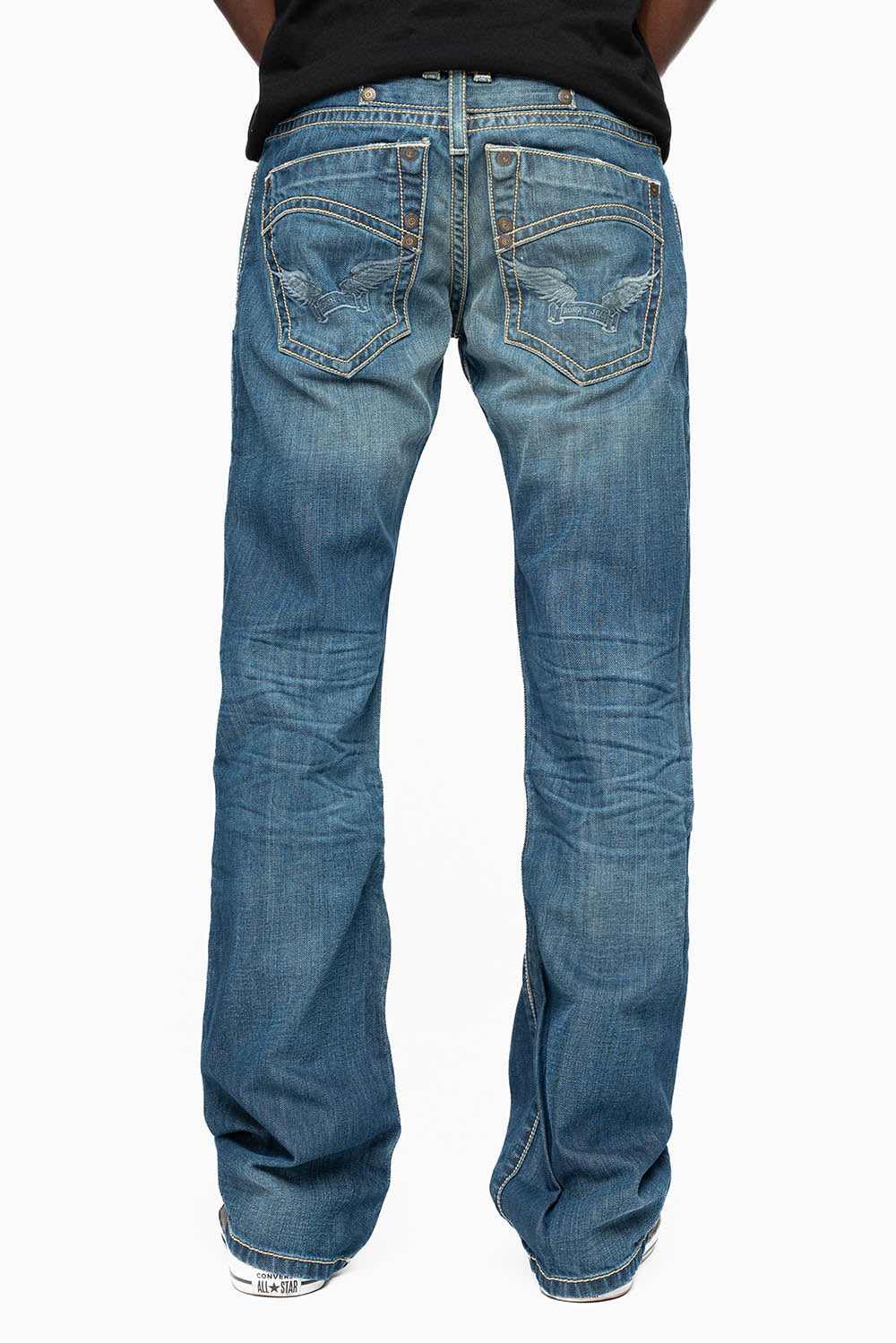 CLASSIC 5 POCKET STRAIGHT LEG IN 3D DARK WASH