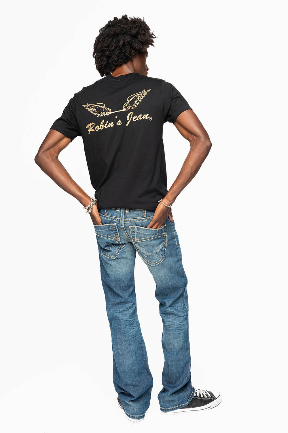 CLASSIC 5 POCKET STRAIGHT LEG IN 3D DARK WASH