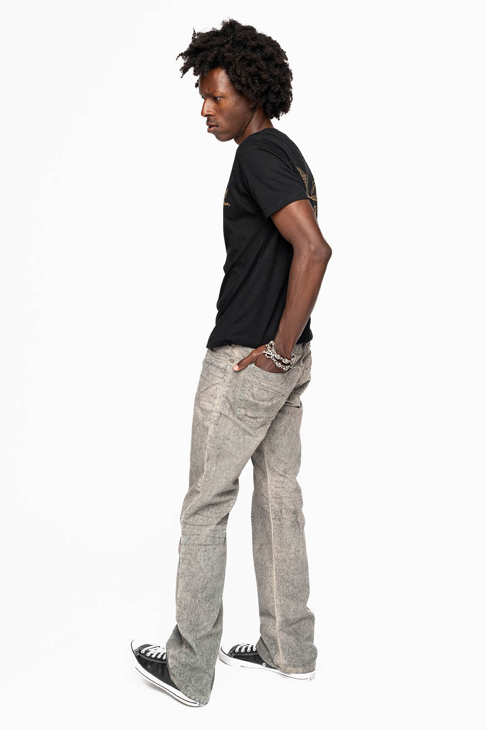 CLASSIC 5 POCKET STRAIGHT LEG IN FUTURE WASH
