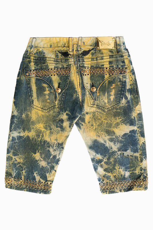 MENS SHORT WITH FLAP POCKETS IN SYDNEY BROKEN REPAIRED WASH WITH CRYSTALS