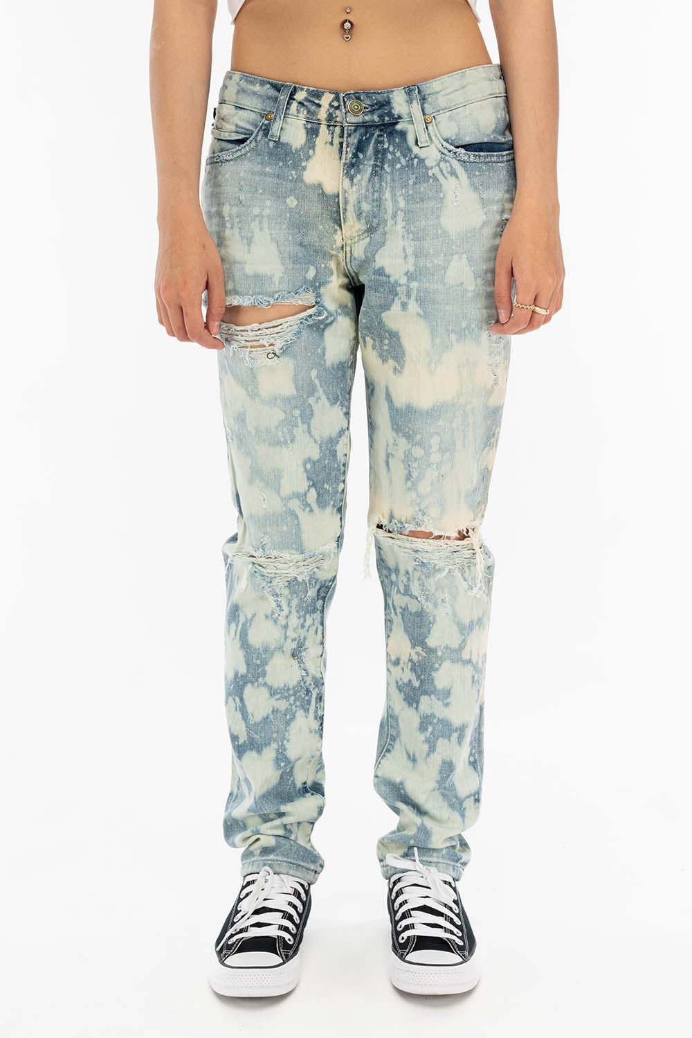 BOYFRIEND STYLE WOMENS JEANS IN MARCEL INDIGO WASH