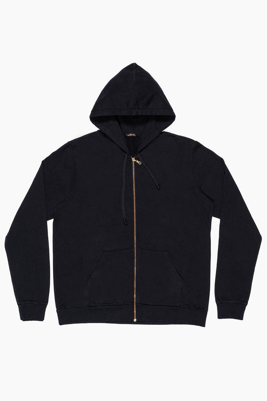 MENS RIDER PULLOVER HOODIE IN BLACK