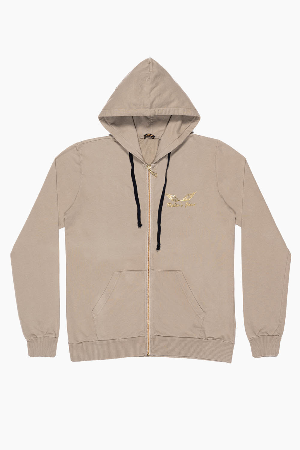 MENS LIVE FREE PULLOVER HOODIE IN KHAKI