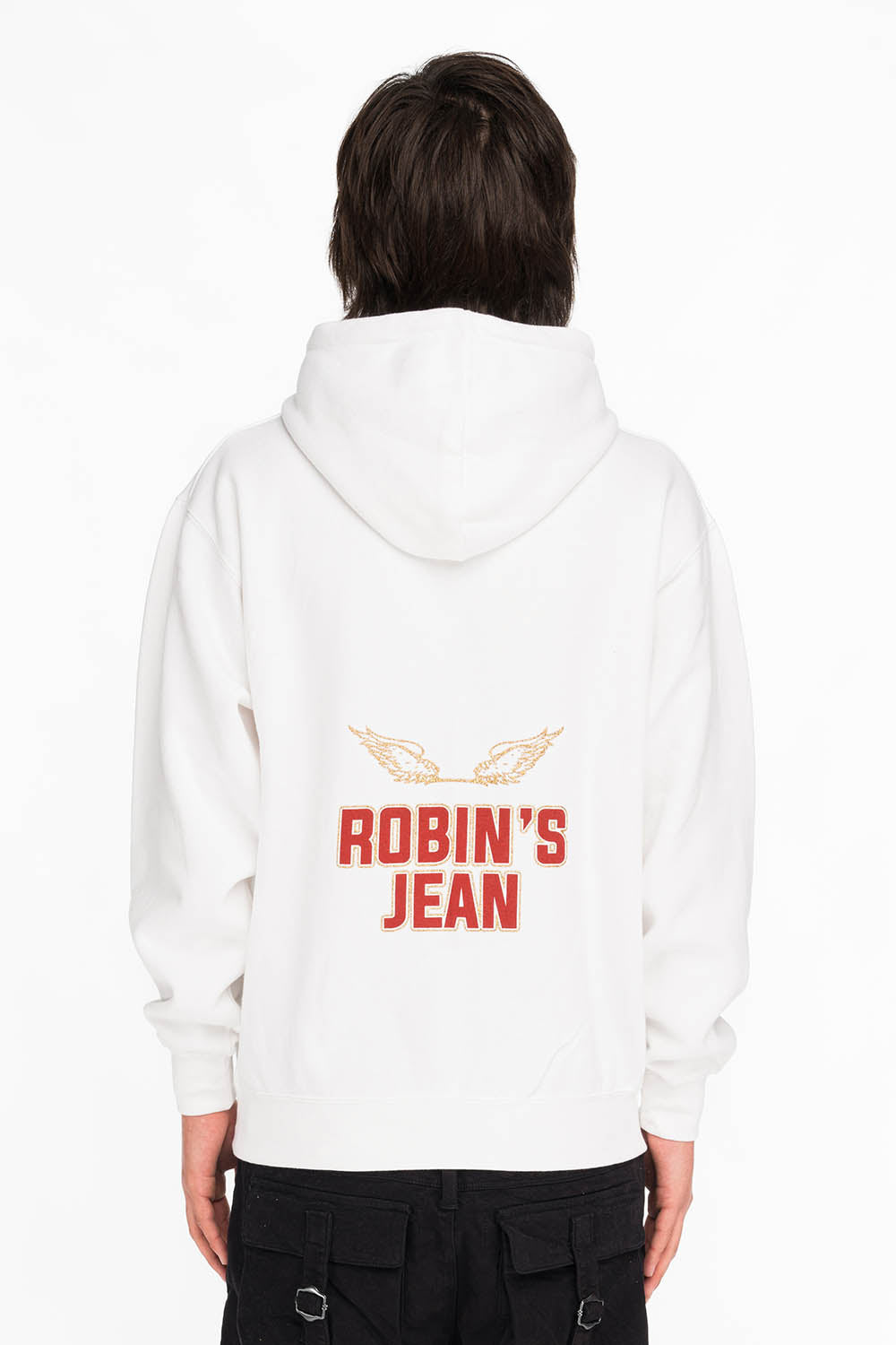 Robin shops jeans hoodie