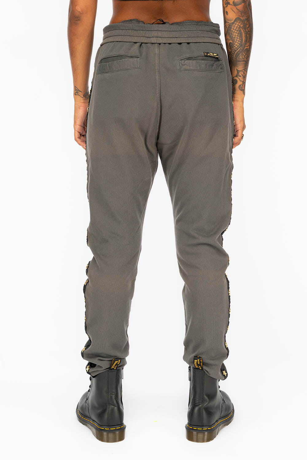 WOMENS JOGGING PANTS IN GREY CHARCOAL