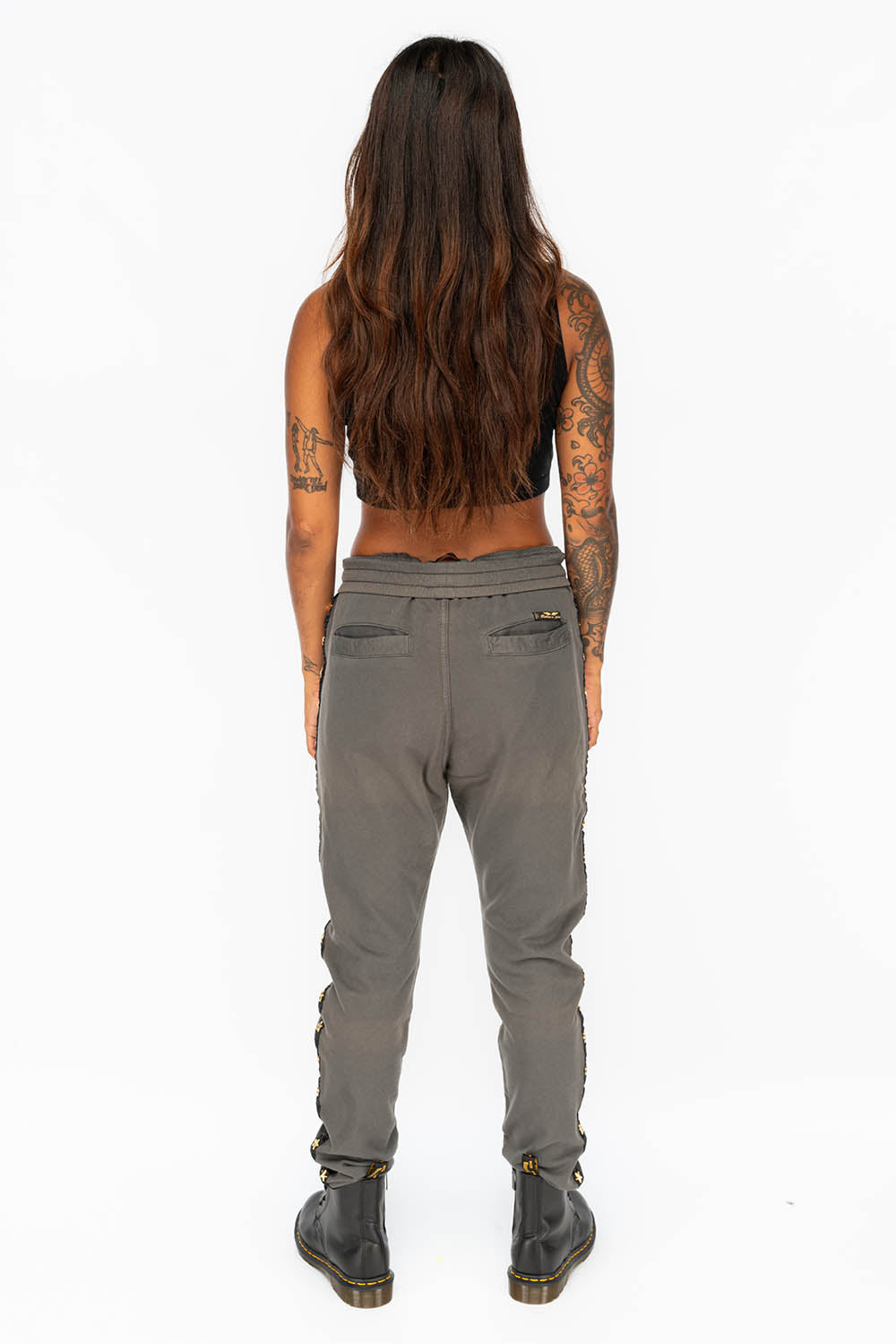 WOMENS JOGGING PANTS IN GREY CHARCOAL Robin s Jean