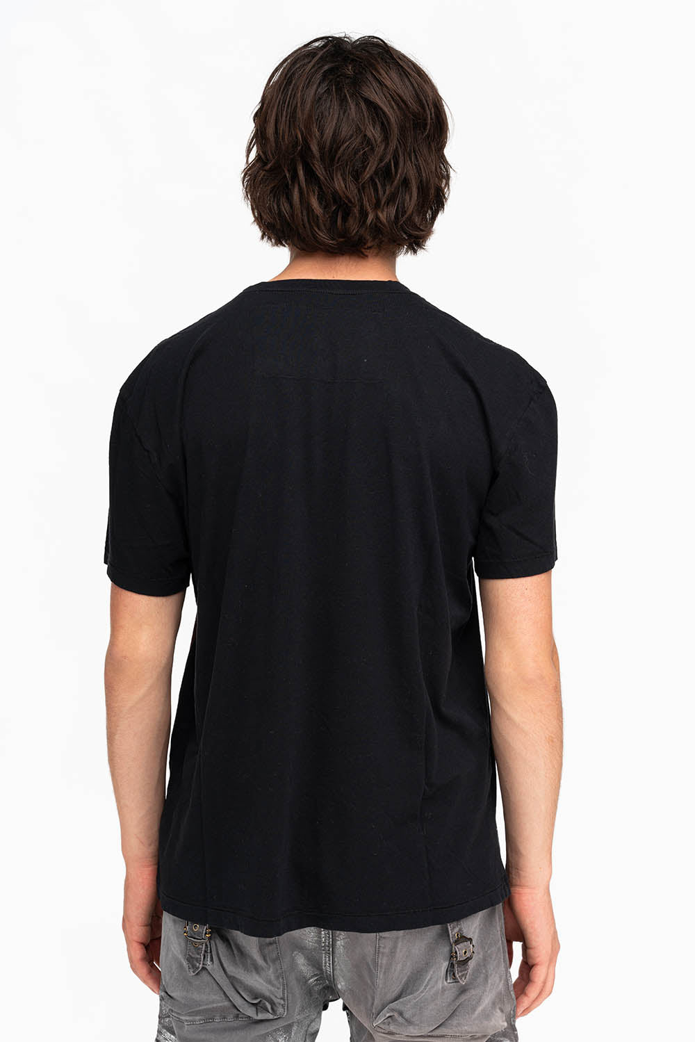 MENS RED WING T-SHIRT IN BLACK