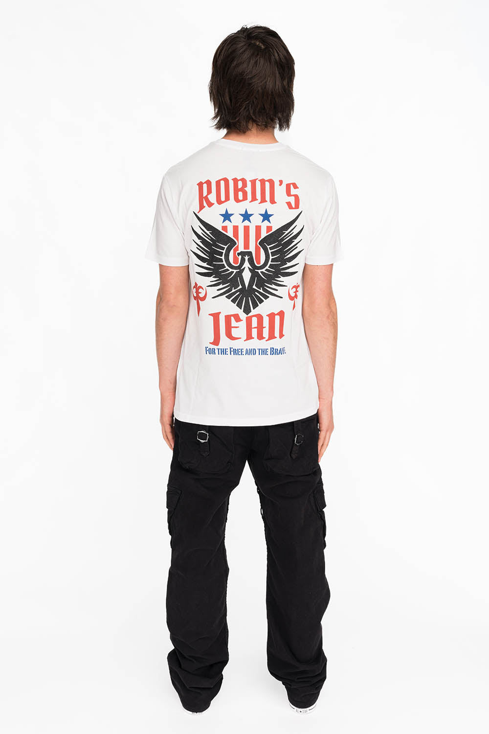 FREEDOM EAGLE TEE IN WHITE