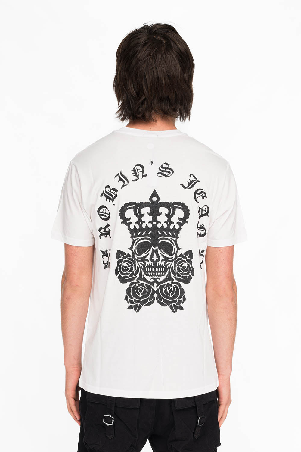 KING OF ROSES TEE IN WHITE