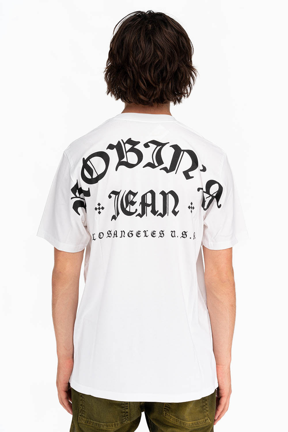 FLEUR-DE-LIS TEE IN WHITE