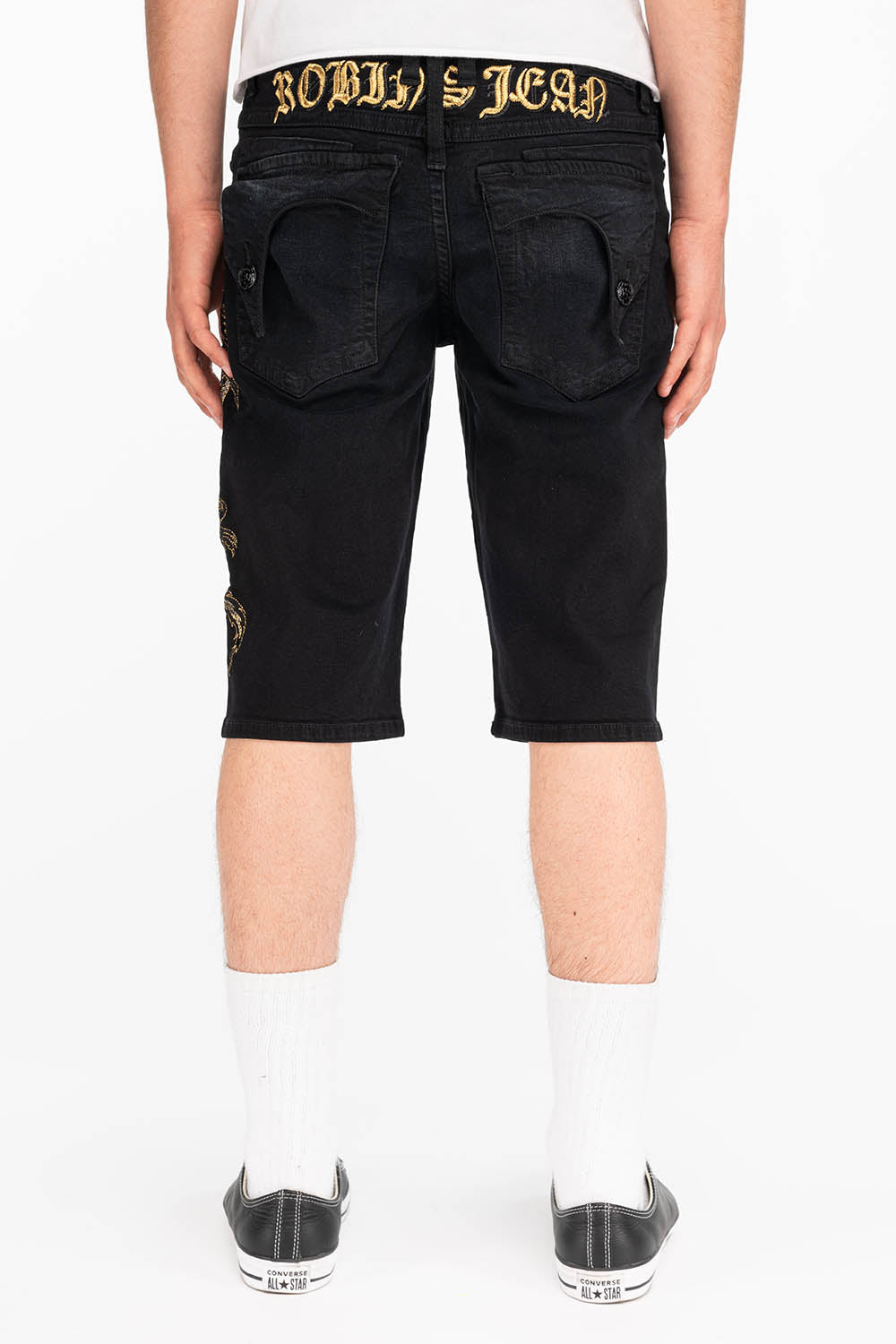 KILLER FLAP DRAGON SHORTS IN F_UP BLACK