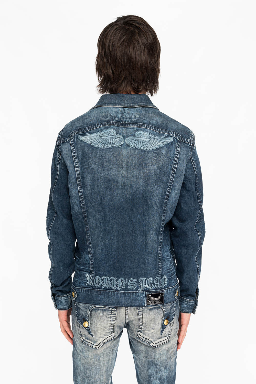 MENS DENIM WESTERN STYLE KILLER FLAP JACKET IN JAPAN MEDIUM