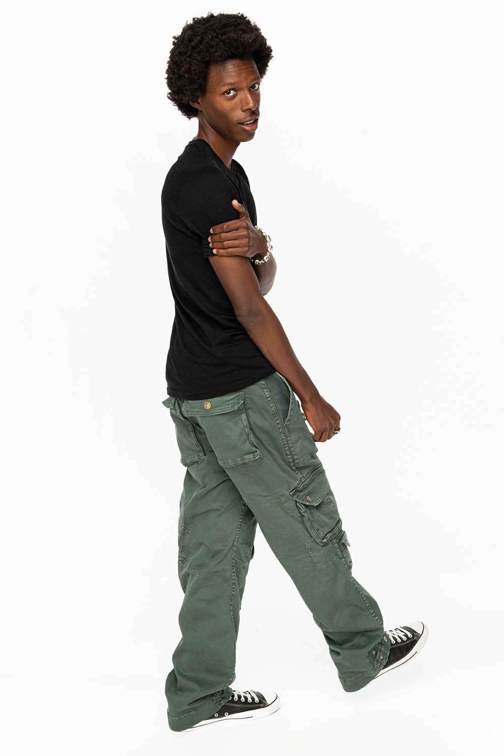 ORIGINAL ROBIN’S JEAN CALL OF DUTY CARGO PANTS IN FOREST WASH