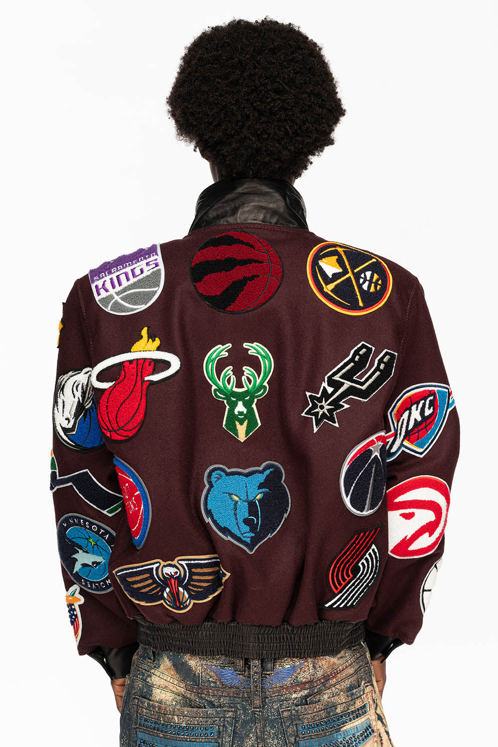 NBA MULTI-TEAM PATCH WOOL COFFEE