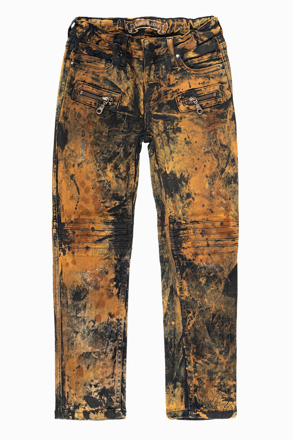 ROBINS KIDS MOTO-BIKER JEANS IN ROBIN LAND WASH
